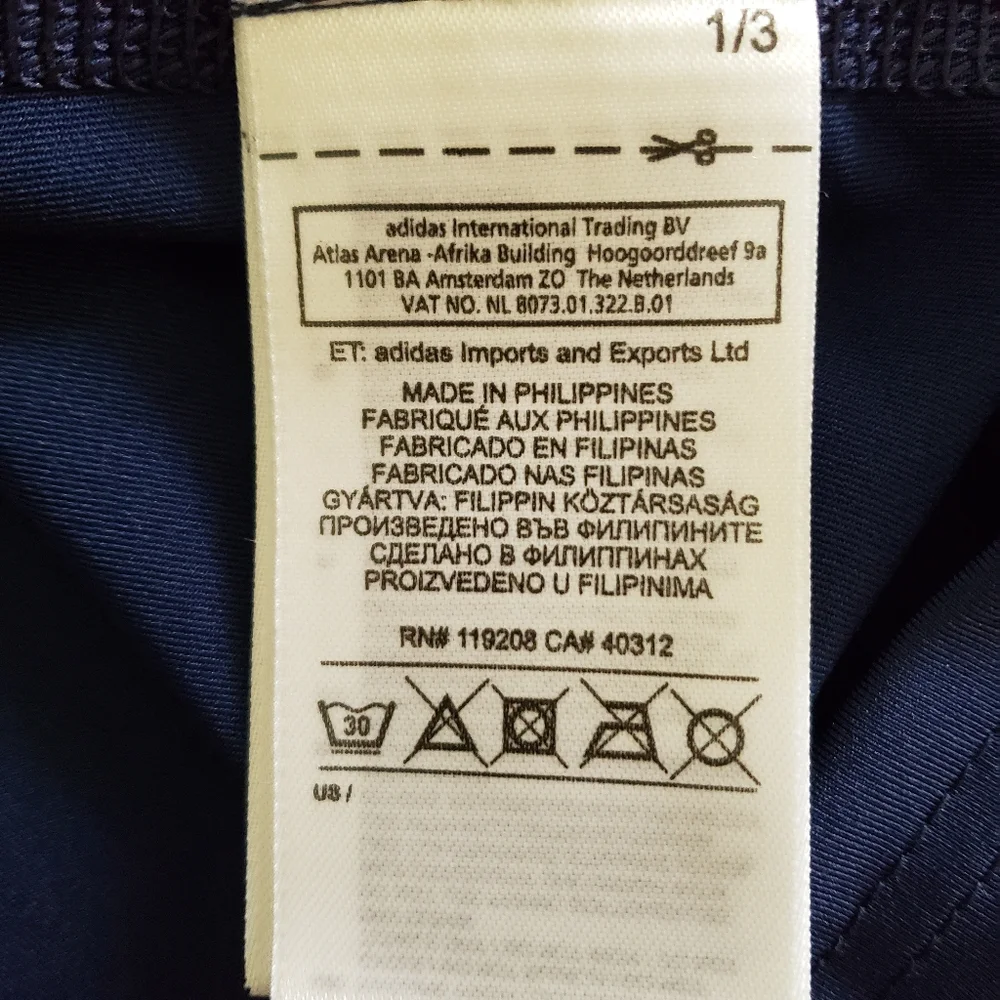 Adidas Navy Climalite Techfit Base Layer Compression Top 2XL Stretch Muscle Tank
